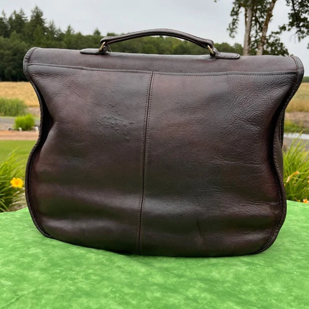 Vintage NYC Coach Swag Bag #9520 - Picture 2 of 16